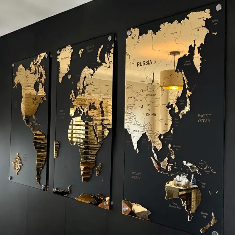wplrld map reflections of the world