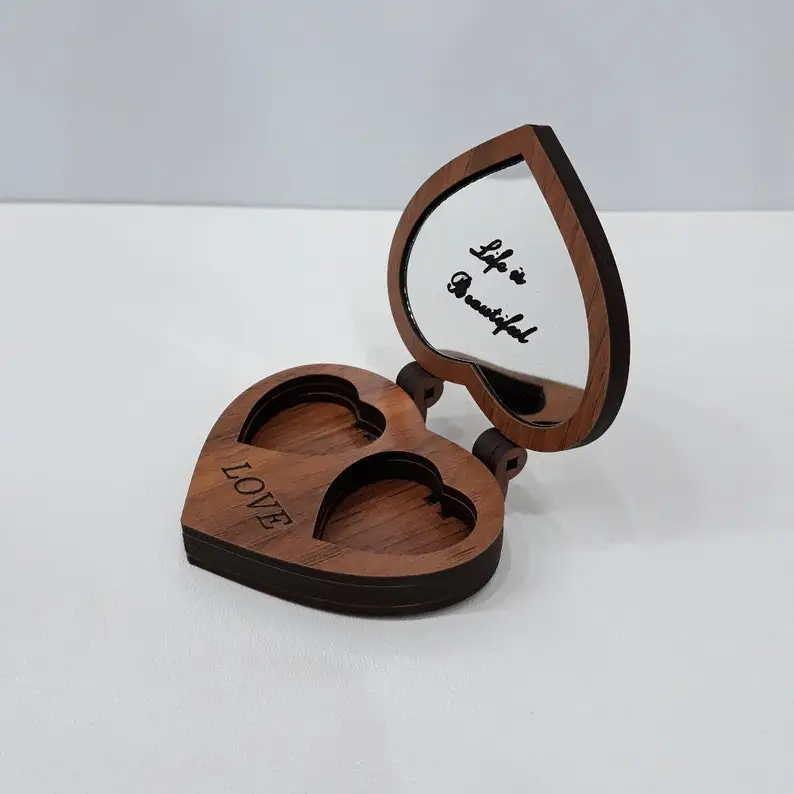 Дървена кутийка за брачни халки - Image 4