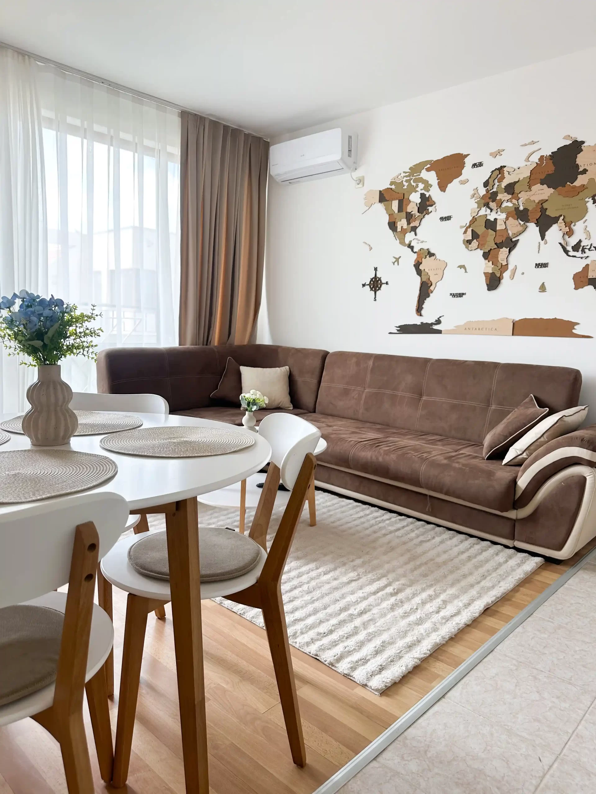 Дървена 3Д карта на света Latte - Image 4