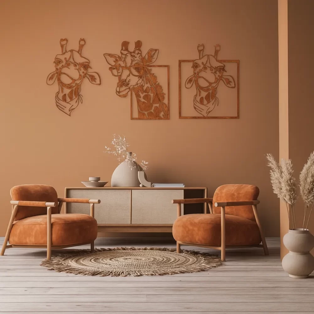 Стенна декорация Giraffe Mood