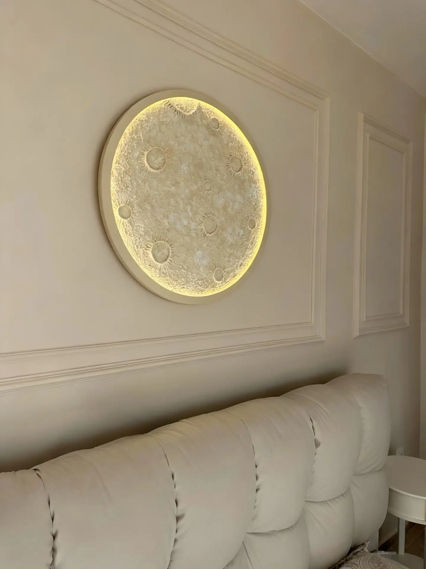 Ръчно изработена Луна с LED подсветка - Image 4