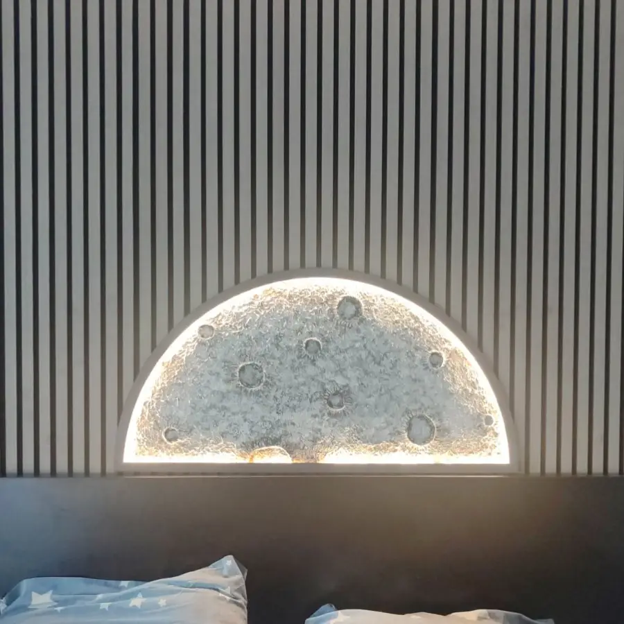 Ръчно изработена Луна с LED подсветка - Image 7