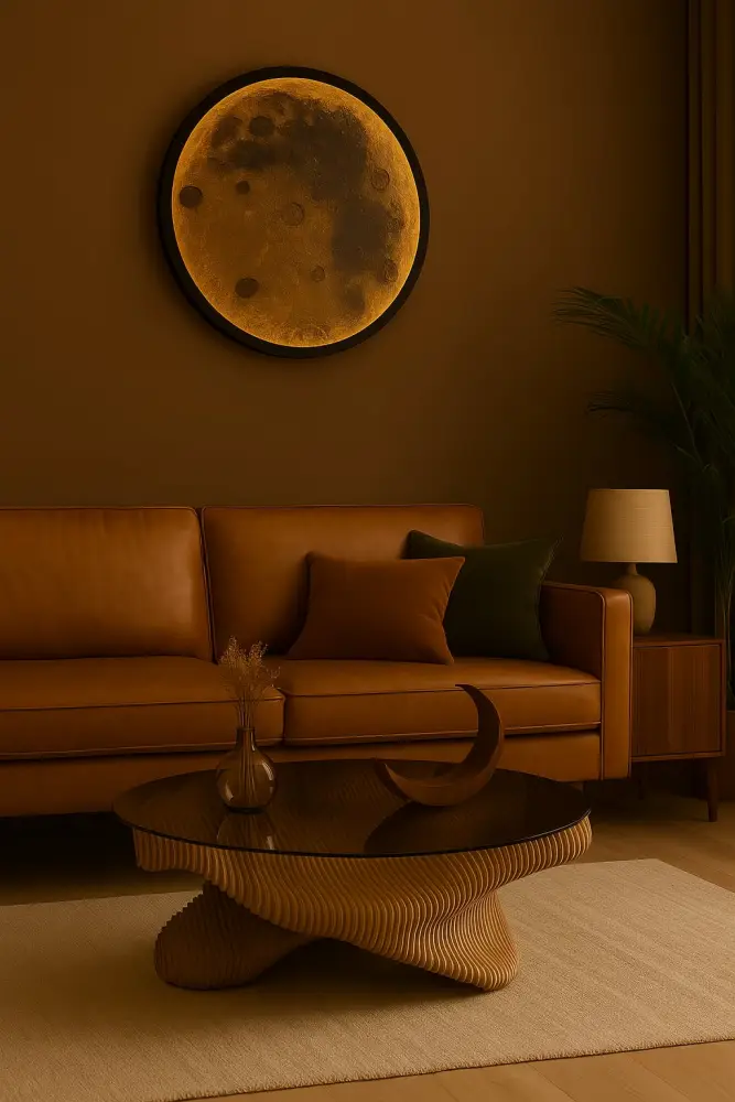 Ръчно изработена Луна с LED подсветка - Image 6